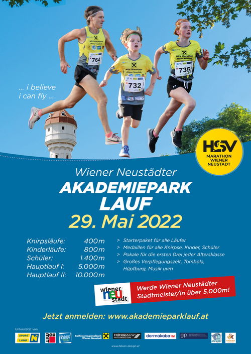Wiener Neustädter Akademieparklauf am 29. Mai 2022
